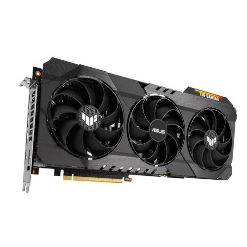 ASUS TUF-RTX3070TI-O8G-GAMING - OC Edition - tarjeta gráfica - GF RTX 3070 Ti - 8 GB GDDR6X - PCIe 40 - 2 x HDMI 3 x DisplayPort - ASUS