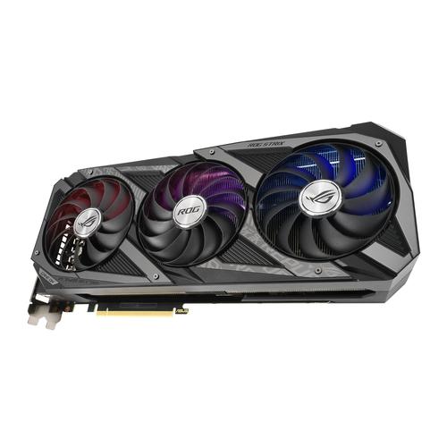 ASUS ROG-STRIX-RTX3070TI-O8G-GAMING - OC Edition - tarjeta gráfica - GF RTX 3070 Ti - 8 GB GDDR6X - PCIe 40 - 2 x HDMI 3 x DisplayPort - ASUS