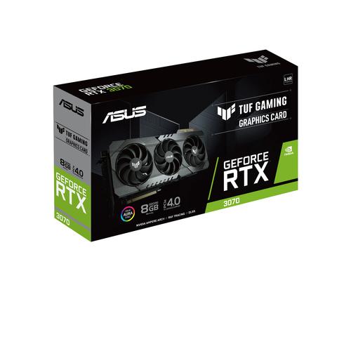 ASUS TUF-RTX3070-8G-V2-GAMING - Tarjeta gráfica - GF RTX 3070 - 8 GB GDDR6 - PCIe 40 - 2 x HDMI 3 x DisplayPort - ASUS