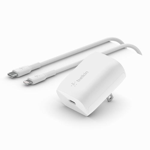 CARGADOR DE PARED 20W USB-C PD PPS WALL CHARGER WCA006DQWH - BELKIN