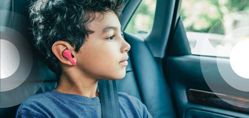 Belkin SoundForm Nano for Kids - Auriculares inalámbricos con micro - en oreja - Bluetooth - rosa - BELKIN