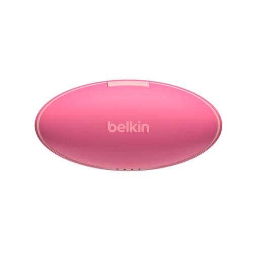 Belkin SoundForm Nano for Kids - Auriculares inalámbricos con micro - en oreja - Bluetooth - rosa - BELKIN