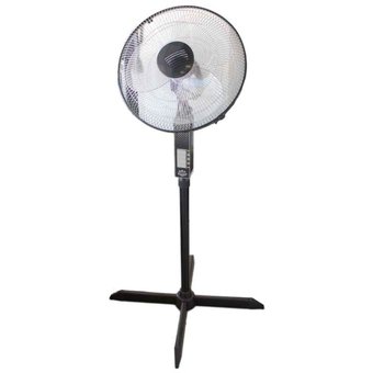 VENTILADOR DE PEDESTAL MAN 16 GRIS/NEGRO - Código: VPG-9016 | Compra en Guadalajara