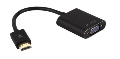 ADAPTADOR HDMI A VGA ACTECK c710-negro UPC 0019495120810 - AC-923033