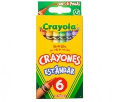 Crayon Crayola Standar C/6 Pz 52-3006 Binney & Smith 52-3006 52-3006EAN 7501058201003UPC  - CRAYOLA