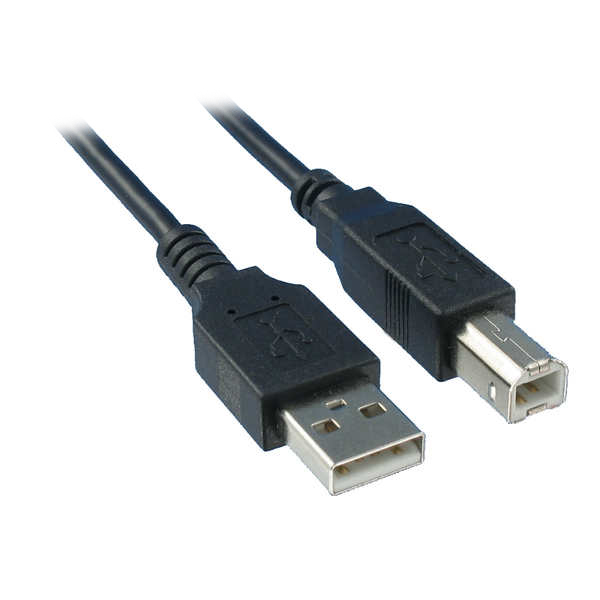 CABLE XCASE USB 18 MTS V20 A-B NEGRO MACHO MACHO ACCCABLE40 - Código: ACCCABLE40 | Compra en Guadalajara