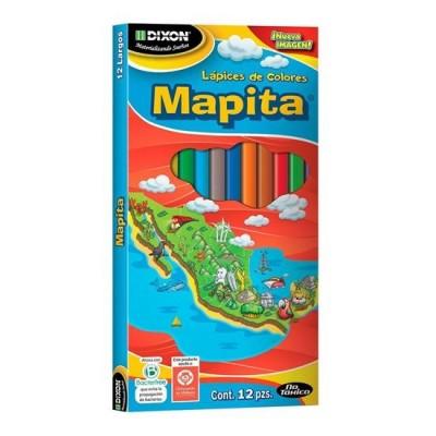 Colores Mapita C/12 Largos 1930 Dixon 1930  1930  EAN 7501147434114UPC  - DIXON