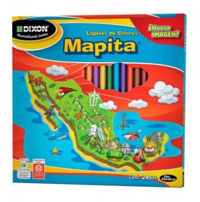 Colores Mapita C/24 Largos 1931 Dixon  1931 1931 EAN 7501147444212UPC  - 1931
