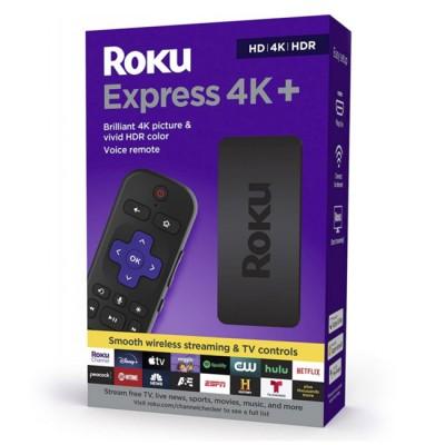 Roku Express 4K + Streaming Player.  Modelo 3941R. UPC 829610004624. 3941R 3941REAN UPC 829610004624 - 3941R