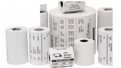 Papel Recibo ZEBRA 4000D Zebra Papel Recibo 3in X 55ft 76.2mm X 16.8m - 4000D