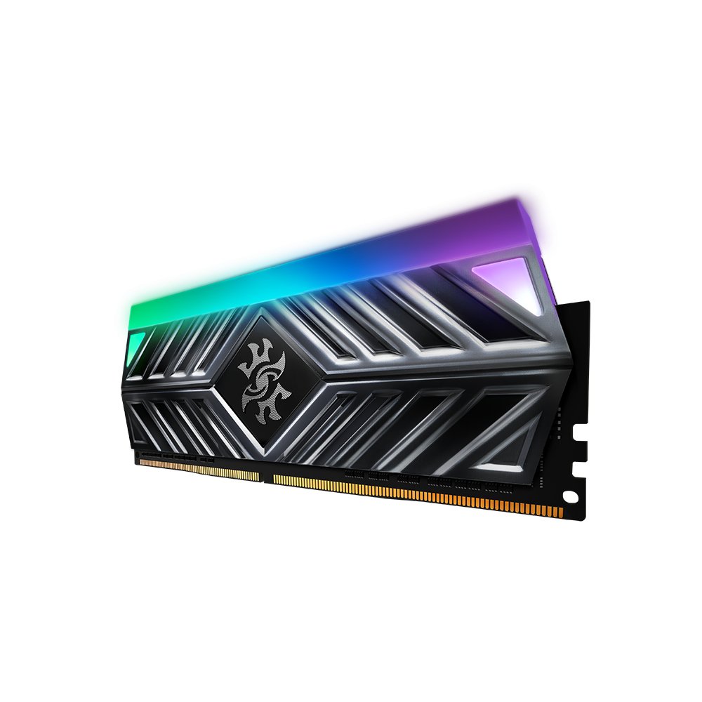 XPG RAM SPECTRIX D41 16GB DIMM  DDR4-3200 MHZ CL16 RGB XMP - Código: AX4U320016G16A-ST | Compra en Guadalajara