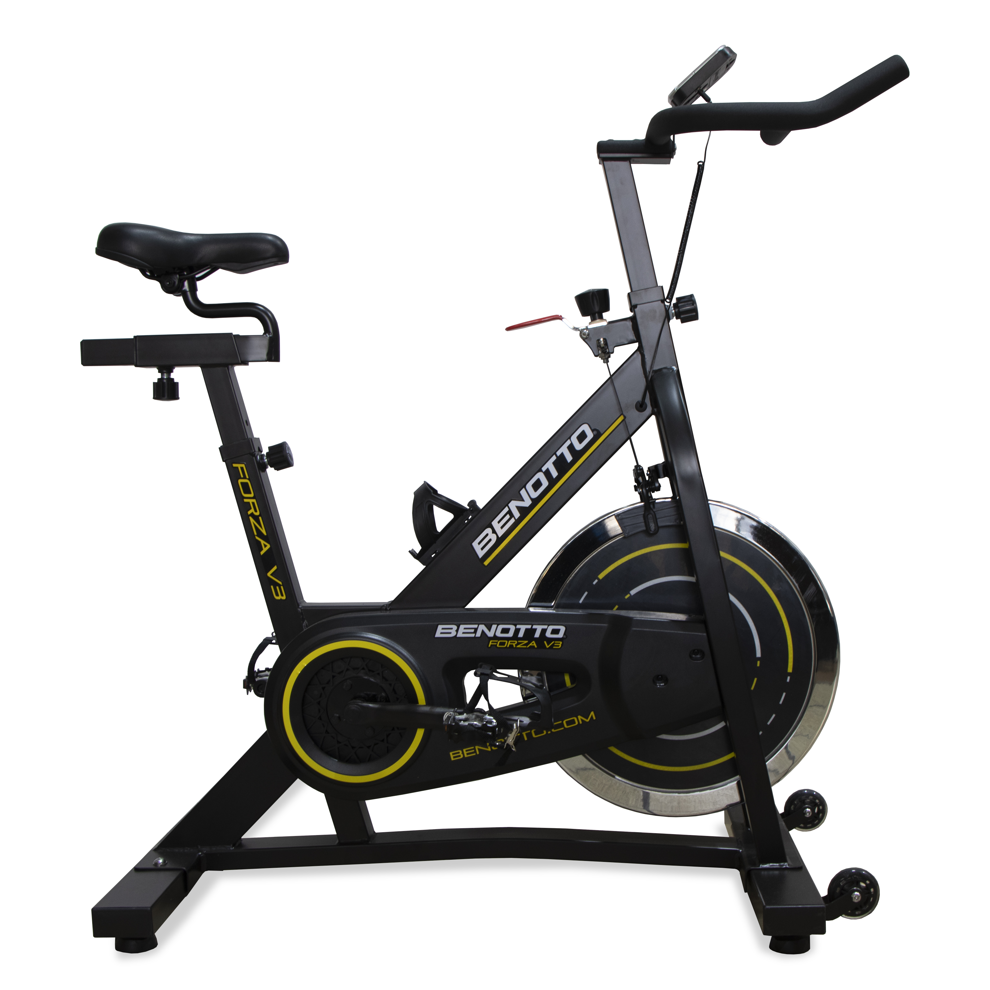 Aparato de Ejercicio Benotto Fitness Bicicleta Fija Forza V3 Negro - NULL