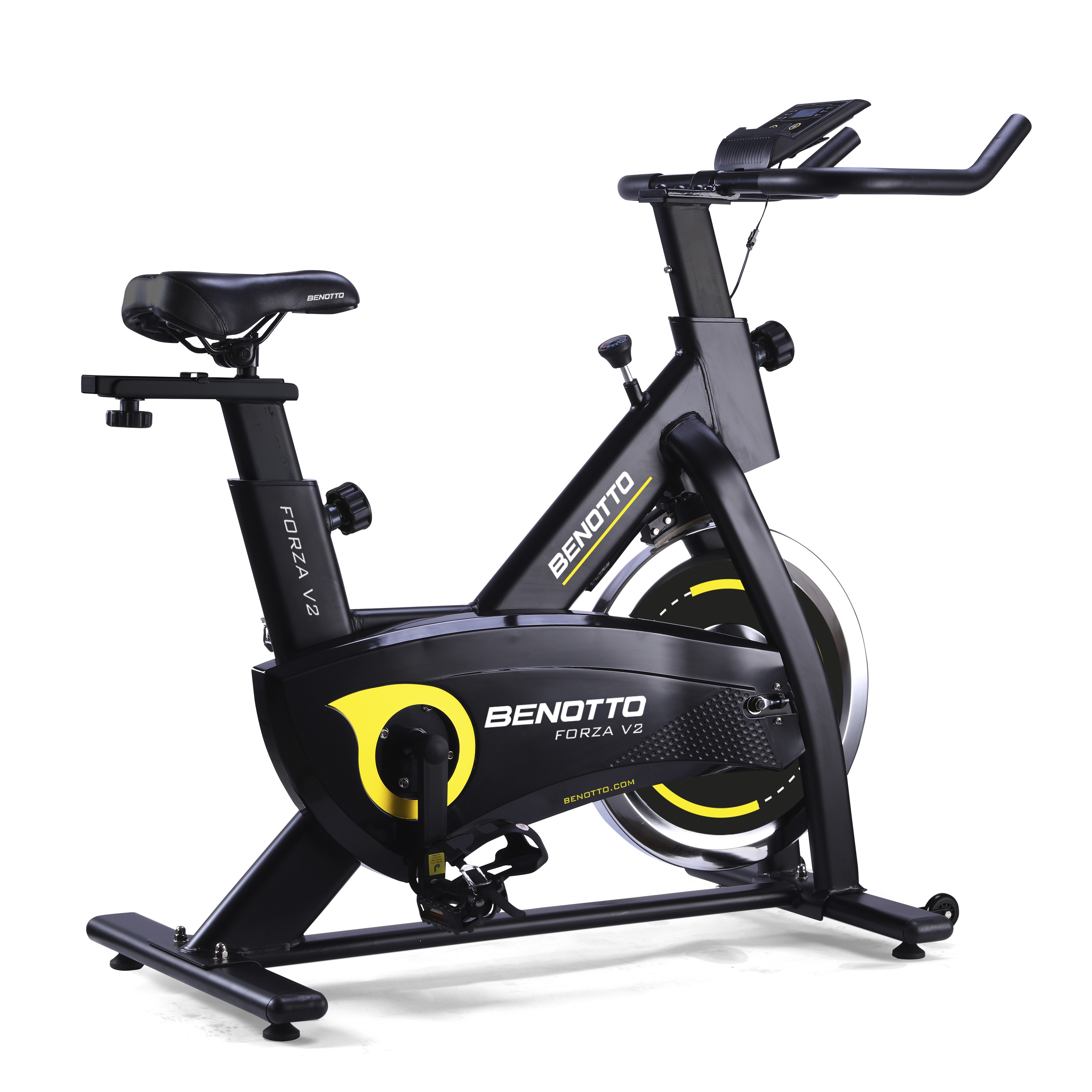 Aparato de Ejercicio Benotto Fitness Bicicleta Fija Forza V2 Negro - NULL