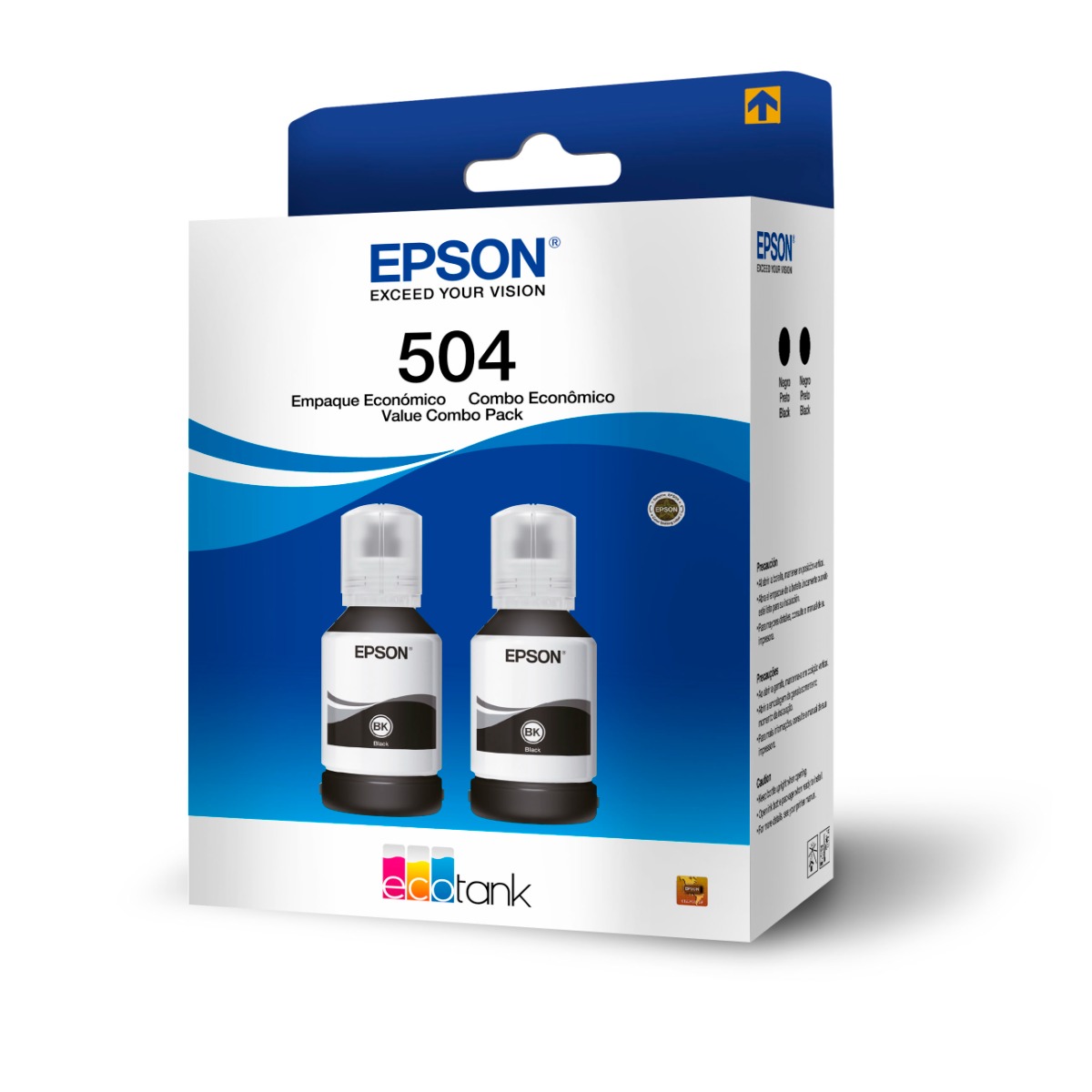 Epson  T5041202  Ink Tank  Black  Pack L4160 L6161 L6 - T504120-2P