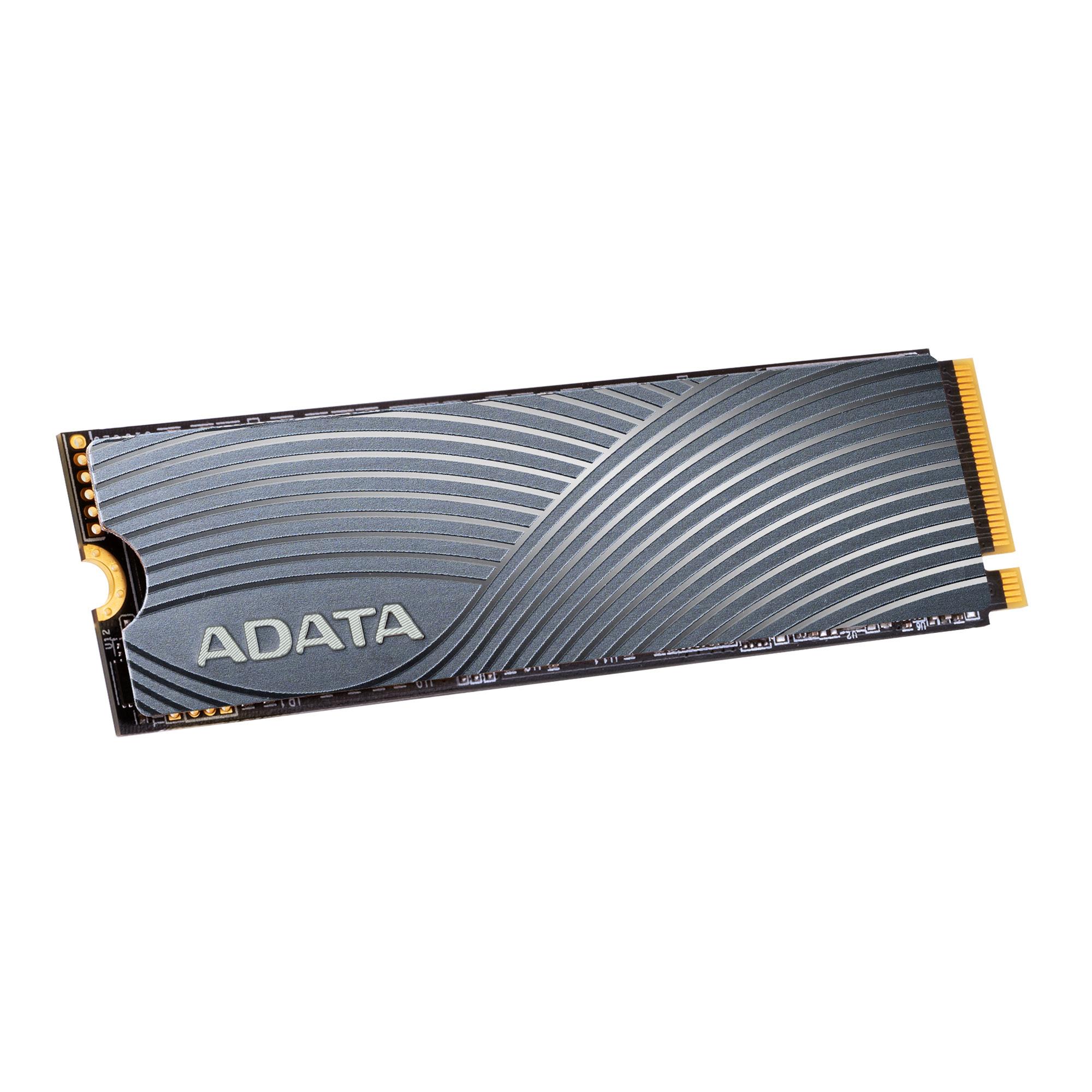 ADATA SWORDFISH - SSD - 1 TB - interno - M2 2280 - PCIe 30 x4 NVMe - AES de 256 bits - difusor de calor integrado - ASWORDFISH-1T-C