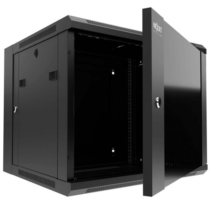 Nexxt Solutions - Rack armario - instalable en pared - RAL 9005 negro barniz - 6U - 19 - NEXXT