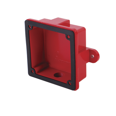 Caja Cuadrada 4" X 4" Para Instalaciones de Equipo Detector de Incendios, exterior o interior <br>  <strong>Código SAT:</strong> 46171600 <img src='https://ftp3.syscom.mx/usuarios/fotos/logotipos/hochiki.png' width='20%'>  - BB-WP