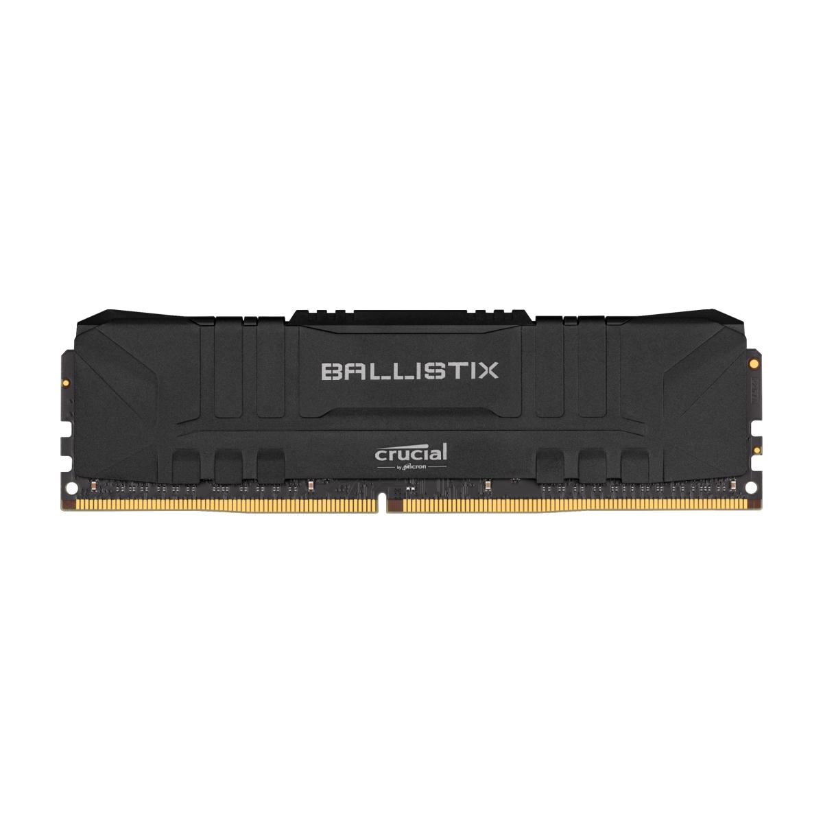 MEMORIA DIMM DDR4 CRUCIAL BALLISTIX (BL8G30C15U4B) 8GB 3000MHZ, BLACK HEATSINK, CL15 - BL8G30C15U4B