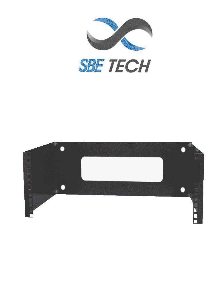 SBETECH SBE-HB4 - BRACKET DE PARED DE 4UR / #RACK - SBE TECH