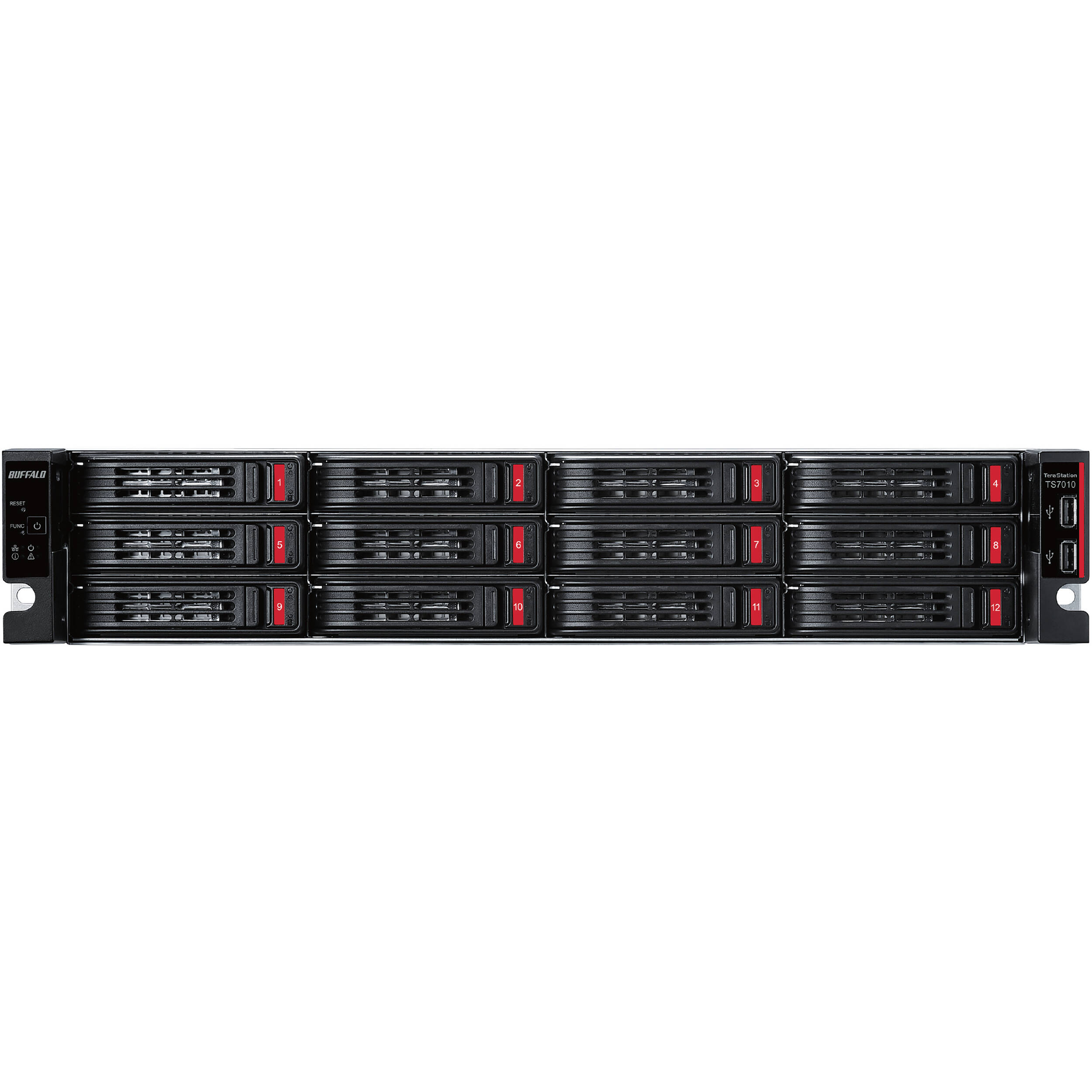 NAS TERASTATION 71210RH 12BAY 6 4TB 4X16TB 2U 0/1/5/6 10GBE UPC  - TS71210RH6404