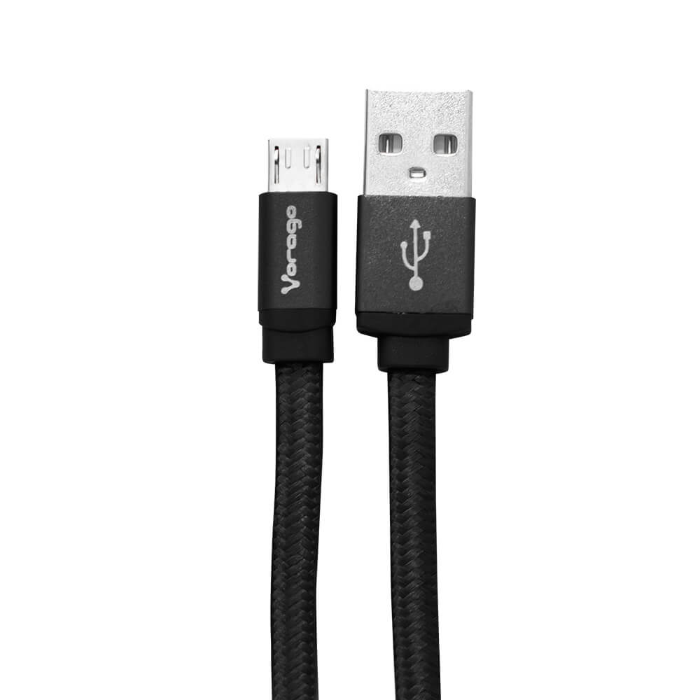 CABLE USB VORAGO CAB-113 USB 2 A MICRO USB 1 METRO BOLSA NEGRO - VOR-CAB113BK