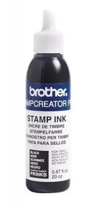 Botella de tinta para sellos Brother PRINKB. Color: Negro. Rendimiento aproximado 2,000 impresiones. Para creadores de sellos SC2000USB. PRINKB PRINKB EAN UPC 012502055013 - PRINKB