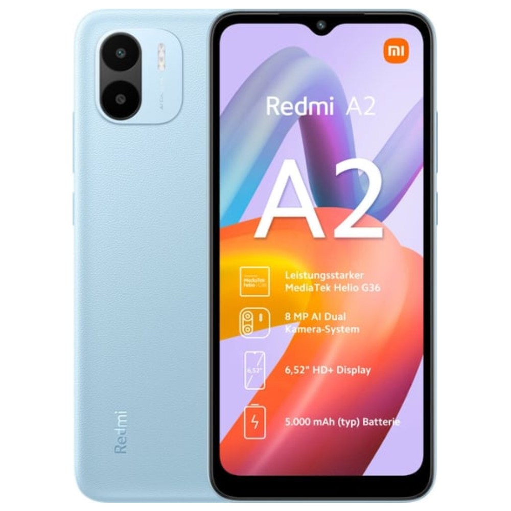 Xiaomi Redmi A2 - Smartphone - Android - 32 GB - Light blue - Touch - US - 2GB - 46871