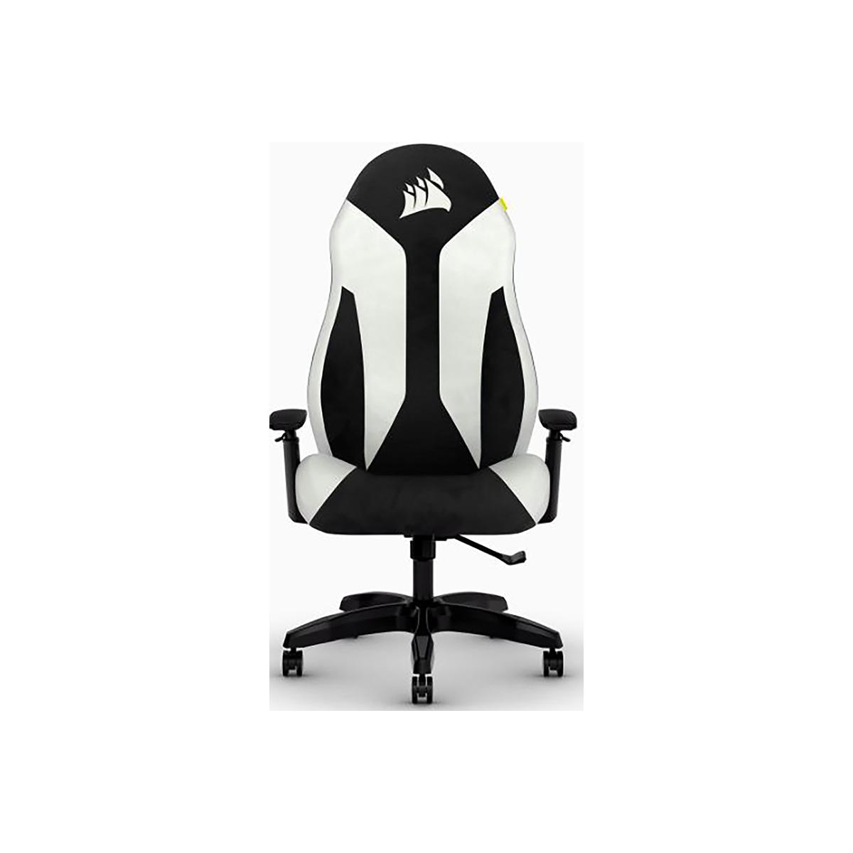 SILLA GAMER CORSAIR (CF-9010037-WW) TC60 COLOR NEGRO/BLANCO, RELAX FIT, HASTA 120KG - CORSAIR