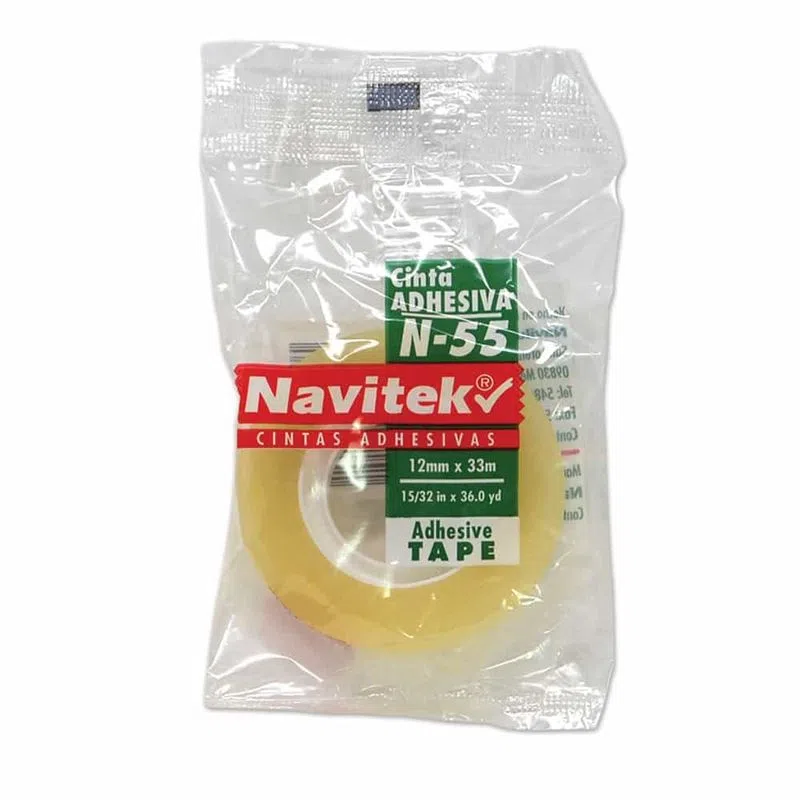 CINTA Adhesiva NAVITEK N55 CORTE FACIL 12X33 mm 80551203300 PZAS/ CAJA 288 Piezas por caja - NAVITEK