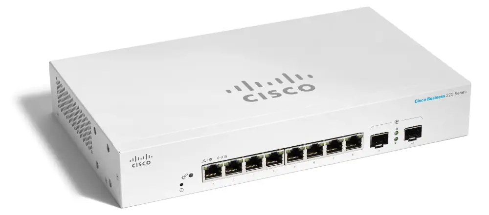 CBS220 SMART 8-PORT GE EXT PS  2X1G SFP - CISCO