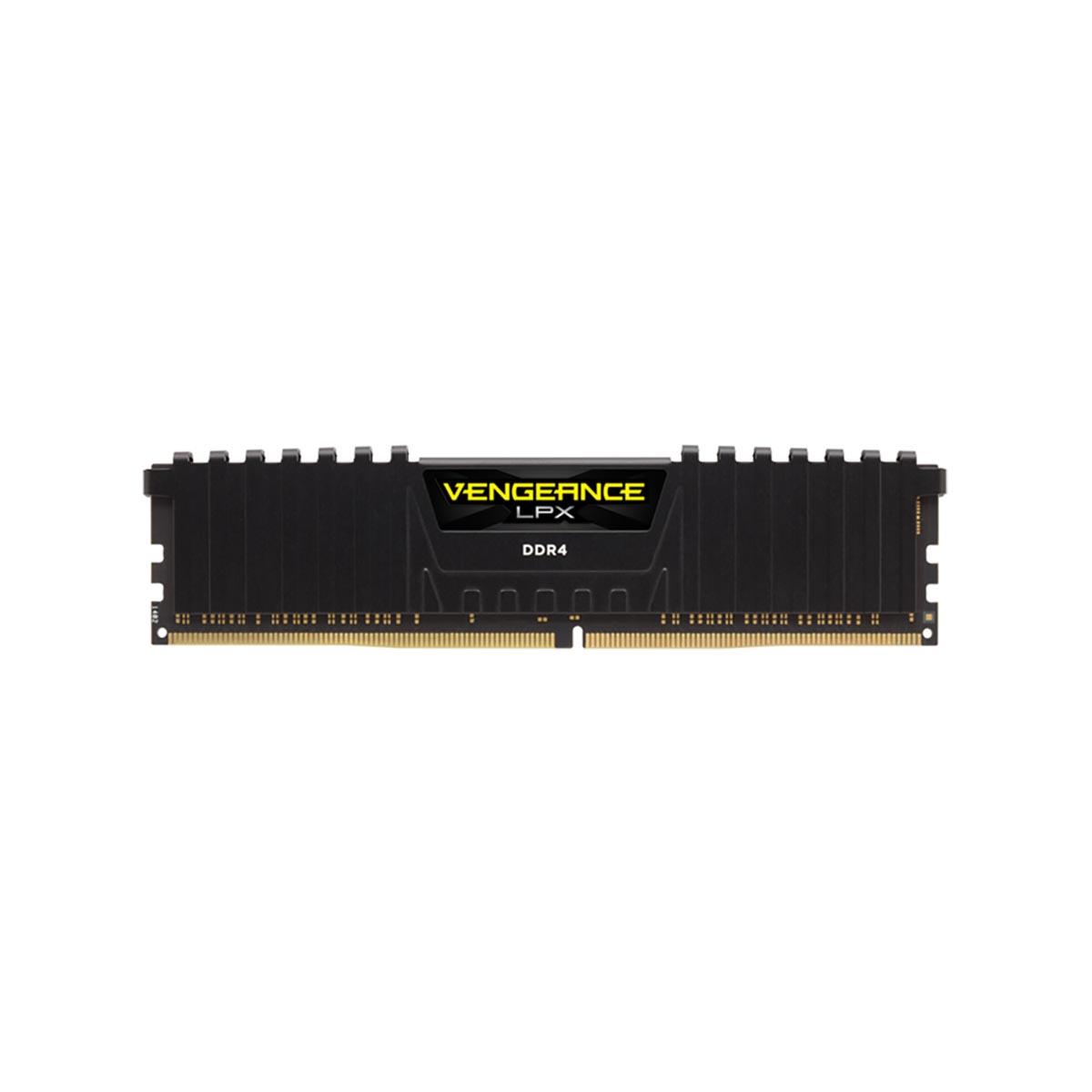 MEMORIA DIMM DDR4 CORSAIR (CMK16GX4M1A2400C16) 16GB 2400MHZ VENGEANCE LPX DISIP. NEGRO - CORSAIR
