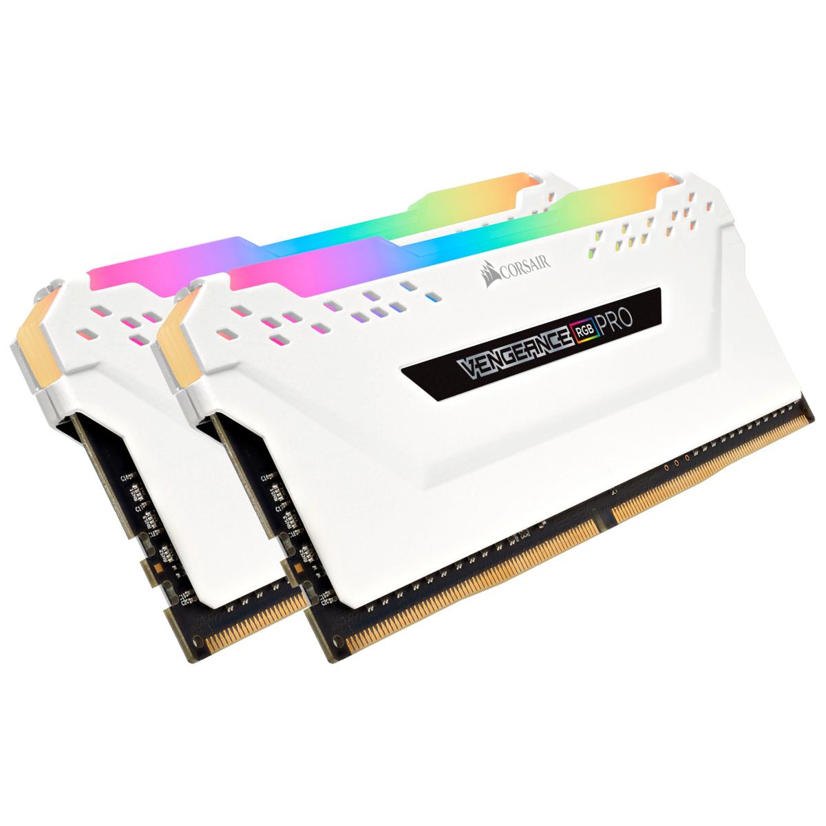MEMORIA DDR4 CORSAIR VENG. RGB PRO W 16GB 2666 2X8 CMW16GX4M2A2666C16W - CMW16GX4M2A2666C16W