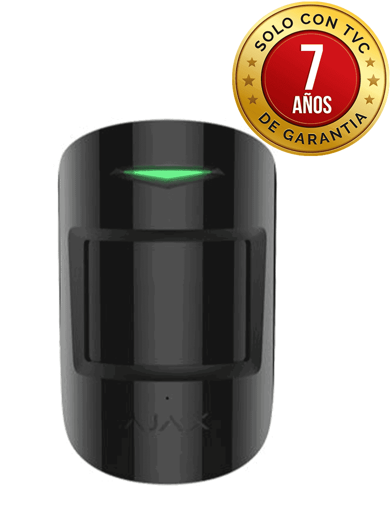 AJAX CombiProtect B - Detector inalámbrico combinado de rotura de cristal y movimiento. Color Negro - AJAX