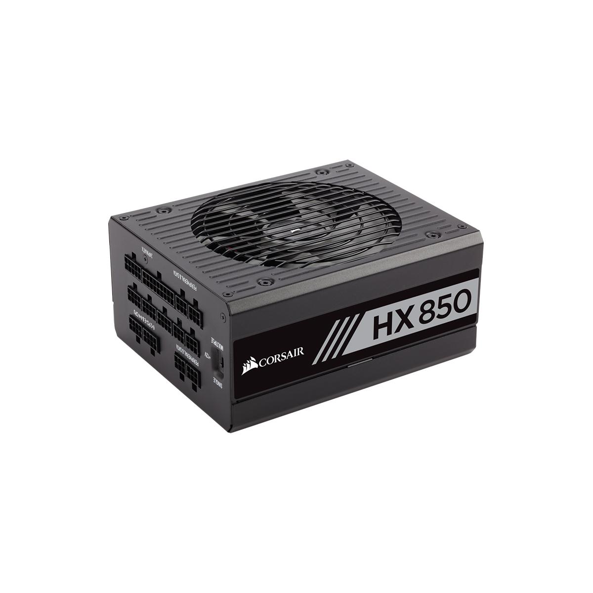 FUENTE DE PODER CORSAIR (CP-9020138-NA) HX850 850W FULL MODULAR, 80 PLUS PLATINUM - CORSAIR