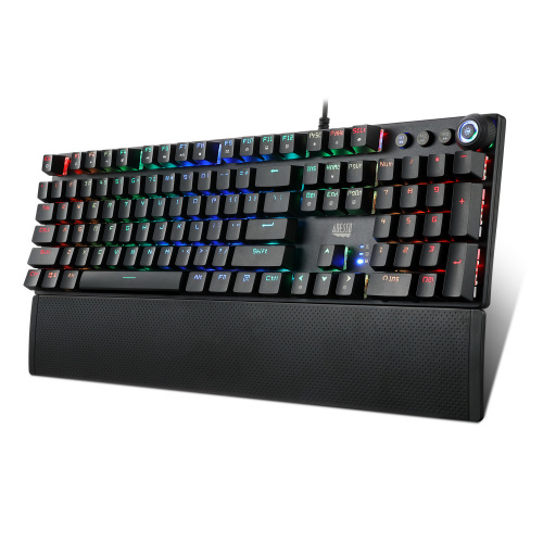 TECLADO MECANICO GAMING  PROGRAMABLE RGB Y REPOSAMANOS - Código: AKB-650EB | Compra en Guadalajara