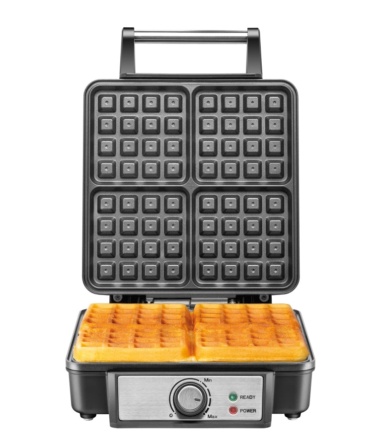 WAFFLERA ESTILO VELGA PARA 4 REBANADAS - Código: RJ04-4P-V2-MX | Compra en Guadalajara