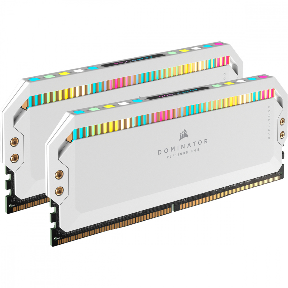 MEMORIA RAM CORSAIR DIMM DOMINATOR PLATINUM RGB 32GB 2X16GB DDR5 DRAM 5600MHZ CMT32GX5M2B5600C36W - CORSAIR