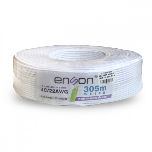 CABLE DE ALARMA ENSON SERIE PRO  -II MULTIFILAR 4C/22 AWG BOBINA DE - Código: 33202W305 | Compra en Guadalajara