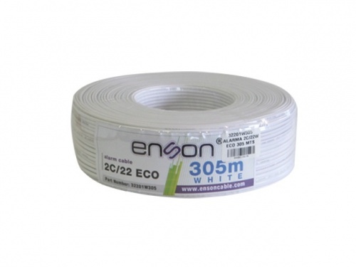 CABLE DE ALARMA ENSON SERIE ECO  MULTIFILAR 2C 22 AWG BOBINA DE 305 - Código: 32201W305 | Compra en Guadalajara