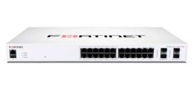 Switch Fortinet PoE 124F-FPOE, 1x RJ-45 + 24 Puertos 10/100/1000Mbps (12 Puertos PoE) + 4 Puertos SFP, 128 Gbit/s, 32000 Entradas - Gestionado - FORTINET