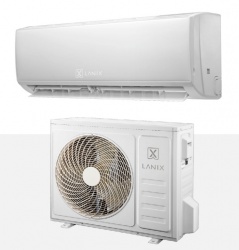 MINI SPLIT LANIX 1 TON220V BTUs 12000 Solo Frio OnOff Seer 115 Interno 8Kg Externo 27Kg - LX1TSF115-M23