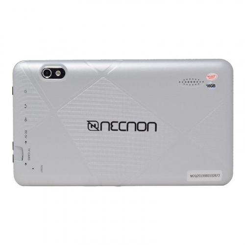 TABLET 7" NECNON (M002Q-2-PL) ANDROID 10,RAM 2/16GB,CAM 2/5MP,QUADCORE 1.8GHZ,FUNDA SILICON,PLATA - M002Q-2-PL