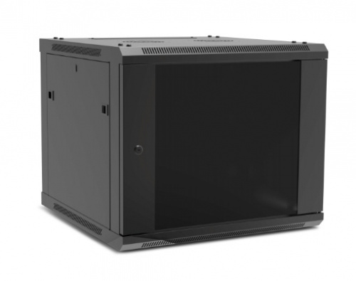 Nexxt Solutions - Rack armario - instalable en pared - RAL 9005 negro barniz - 18U - 19 - NPC-F18U66B