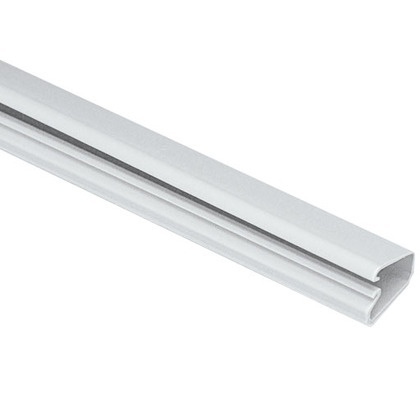 Canaleta LD3 de PVC rígido con cinta adhesiva para instalación sin herramientas 196 x 12 x 18288 mm Color Blanco LD3WH6-A - LD3WH6-A