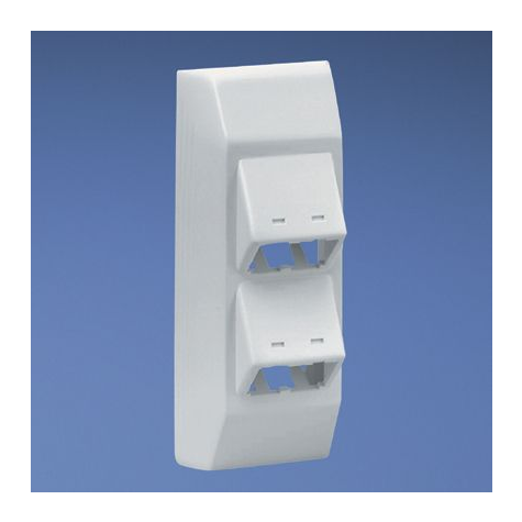 Soporte y tapa eléctrico para uso con canaleta T45 Color Blanco Mate T45HEGBIW - T45HEGBIW