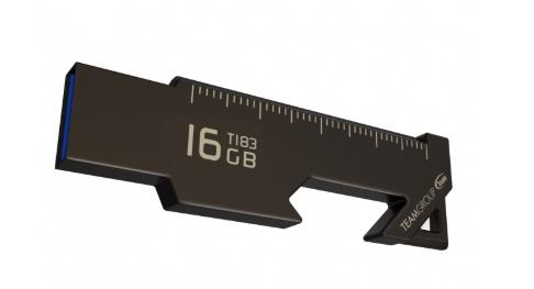 MEMORIA USB TEAMGROUP T183 16GB 3.2 GEN 1 NICKEL BLACK TT183316GF01 - TT183316GF01