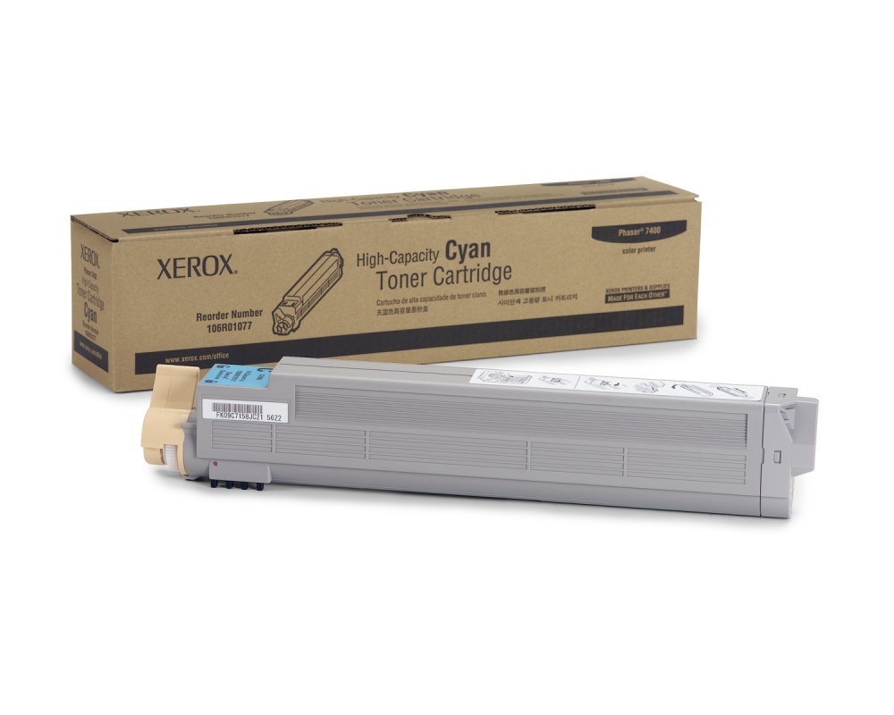 TONER CYAN P/PHASER 7400 R 18000ALTA CAPACIDAD 106R01077 - 106R01077