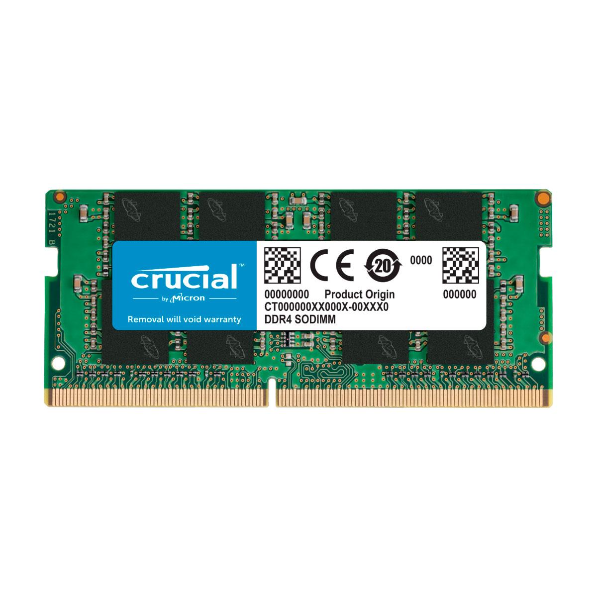 MEMORIA SODIMM DDR4 CRUCIAL (CT16G4SFD832A) 16GB 3200MHZ , CL22 - CT16G4SFD832A