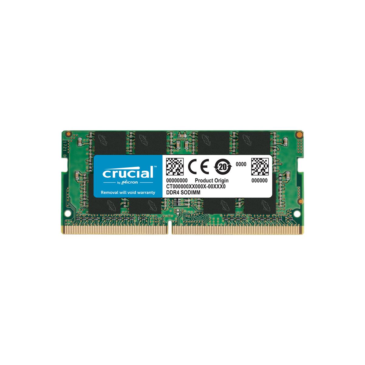 MEMORIA SODIMM DDR4 CRUCIAL (CT16G4SFS8266) 16GB 2666MHZ, CL19 - CT16G4SFS8266