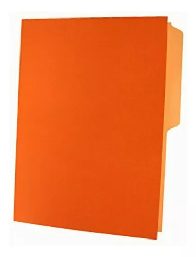 Folder de color Pendaflex carta color na Papel manila color stock de 9.5 pts., doble tonalidad: interior y exterior para evitar la perdida de documentos, pre-suajado superior y lateral para broche de 8 cm, dobleces adicionales para expansión de hasta 2 cm, caja con 25 piezas.                     ranja ceja 1/2 caja con 25 pzas          - C0025 1/2 NA